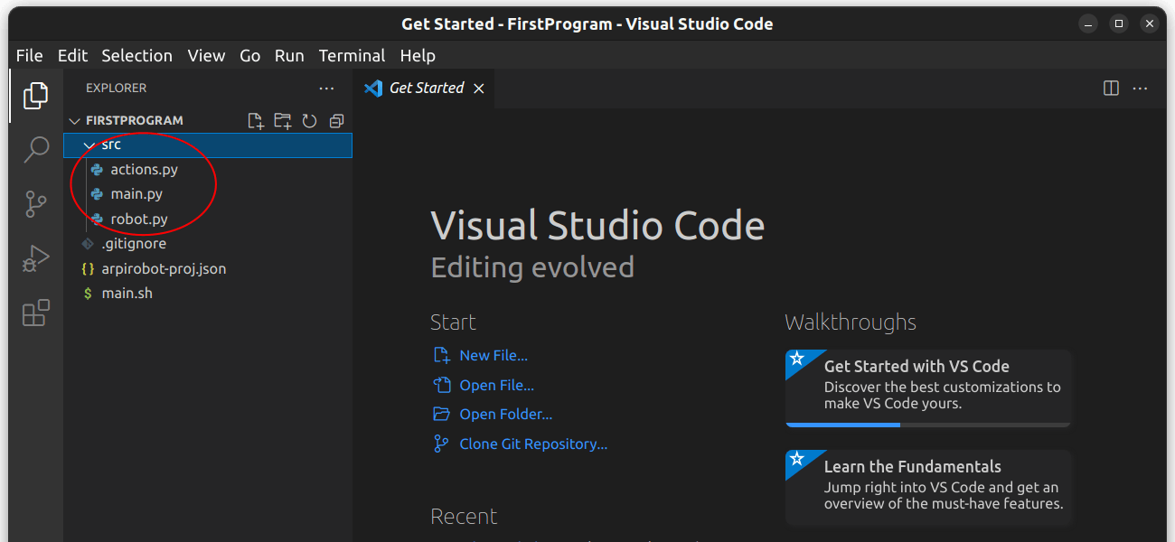 VSCode Screenshot